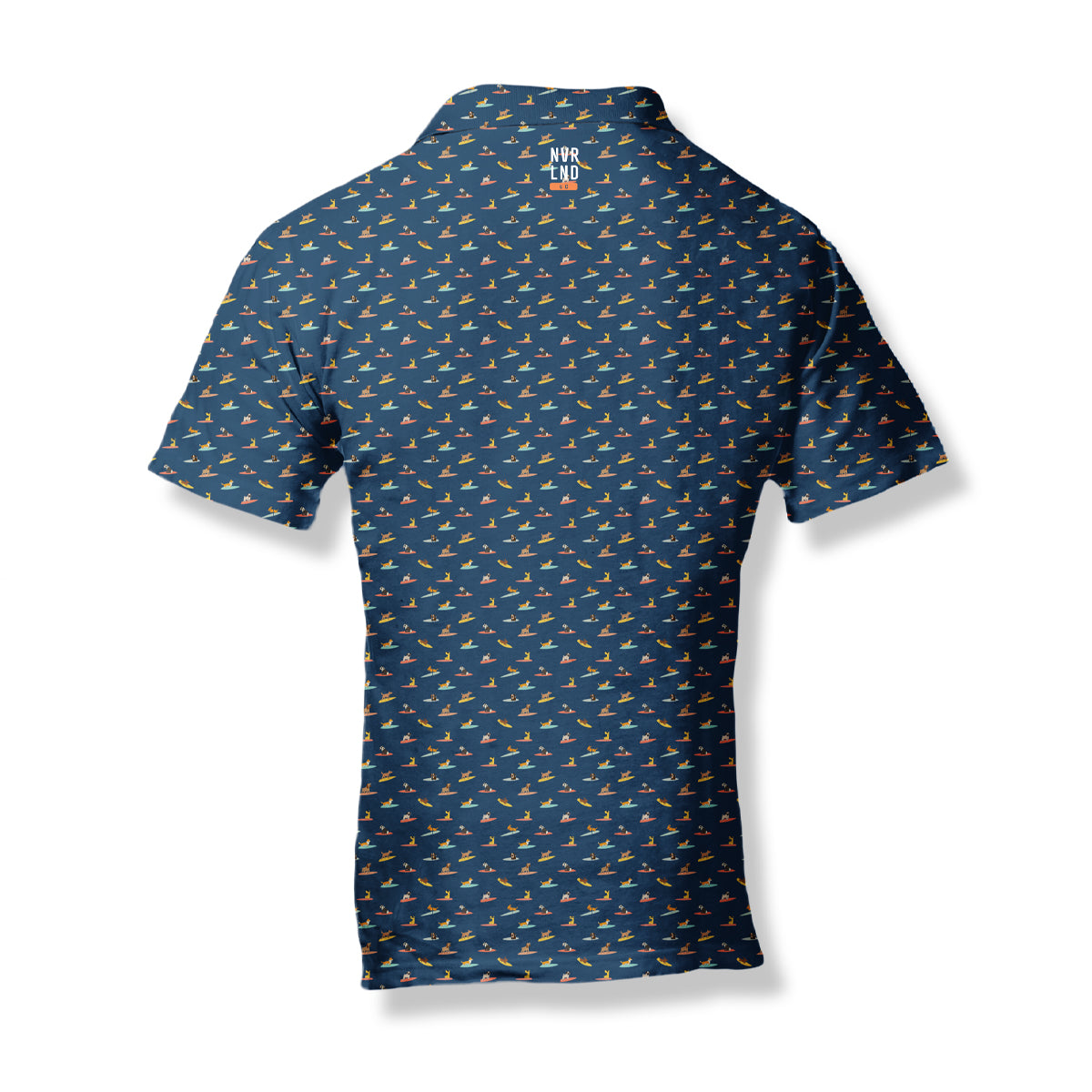 NVRLND - Men's Polo - K9 Iron