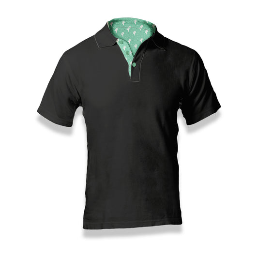 NVRLND - Men's Polo - Solid Mint Prick