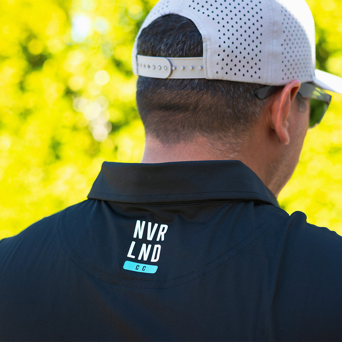 NVRLND - Men's Polo - Solid Mint Prick