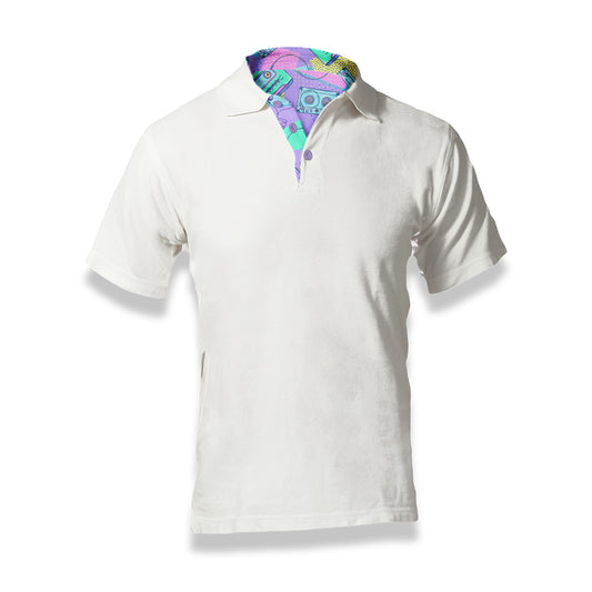 NVRLND - Men's Polo -Saved by the Ball Solid