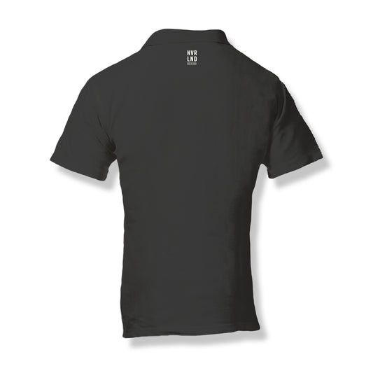 NVRLND - Men's Polo - Black Solid