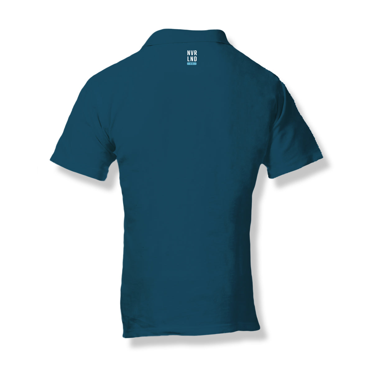 NVRLND - Men's Polo - Blue Solid (Copy)