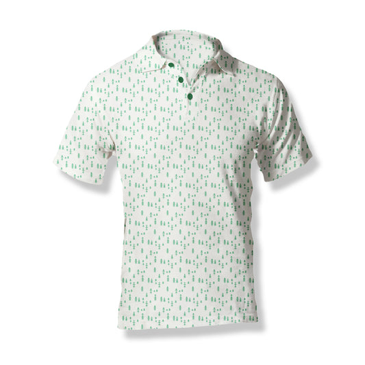 NVRLND - Men's Polo - Hittin the Trees
