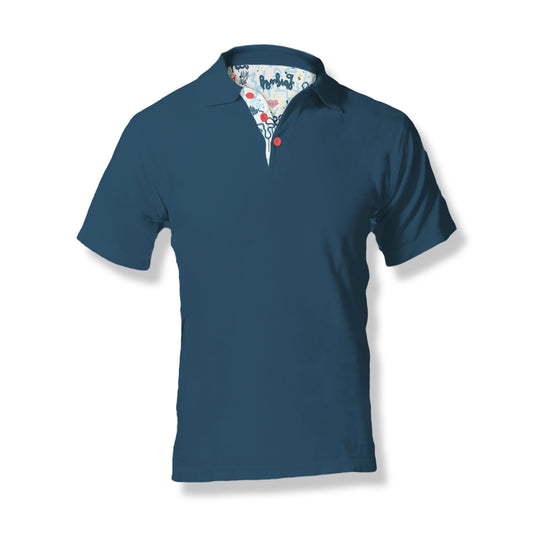 NVRLND - Men's Polo - Tagged Solid