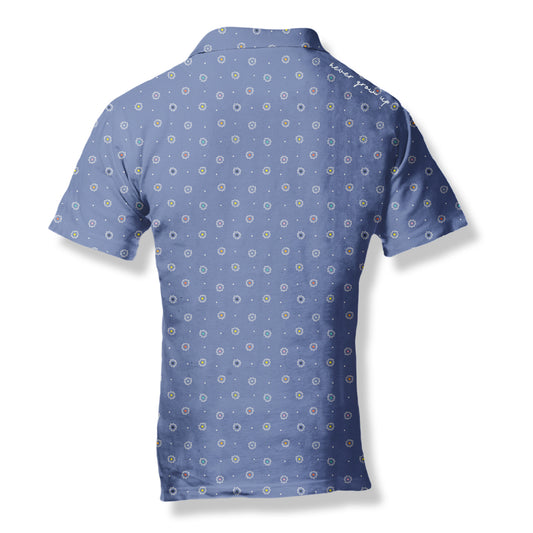NVRLND - Men's Polo - Power Flower