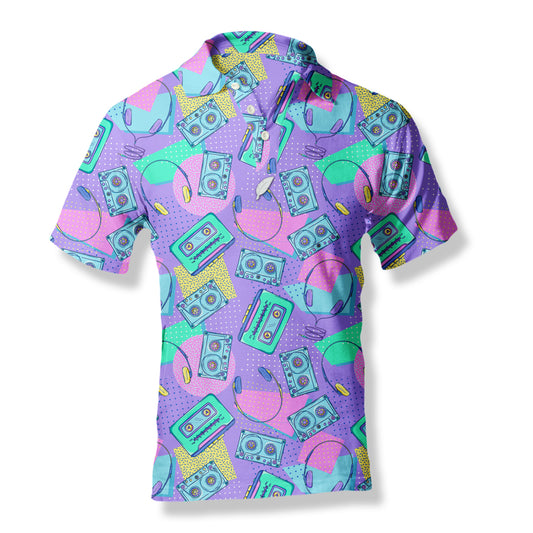 NVRLND - Men's Polo - Saved By The Ball