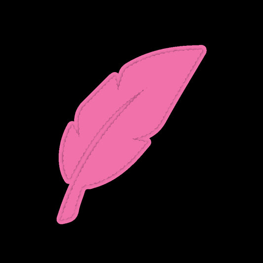 Black - NVRLND Pink Feather Hat