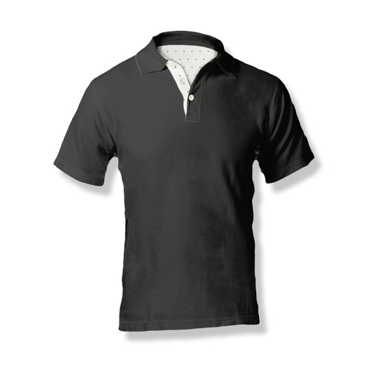 MEN'S POLO - BLACK HOLE SUN Solid