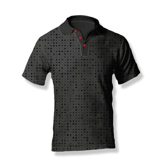 NVRLND - Men's Polo - Black Jack