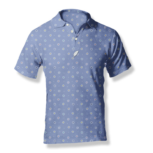 NVRLND - Men's Polo - Power Flower