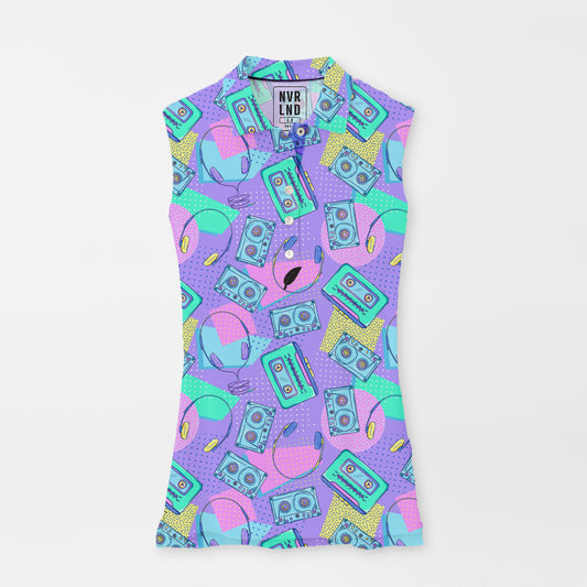 Women's Sleeveless Polo - Saved By The Ball